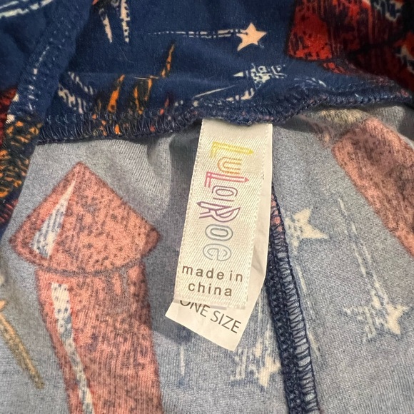 LuLa Roe 4th of July Leggings - Picture 4 of 4